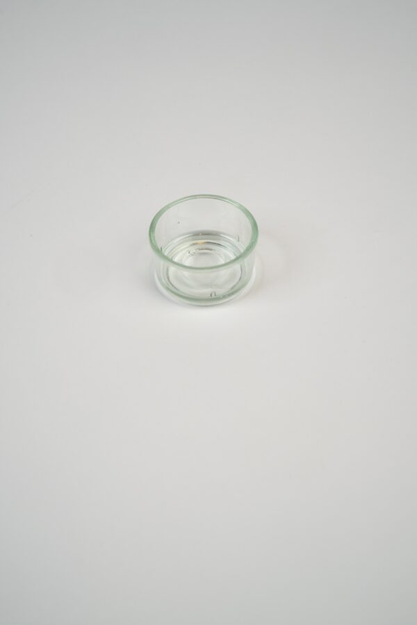 Teelichtglas, klar, 25 x 45 mm